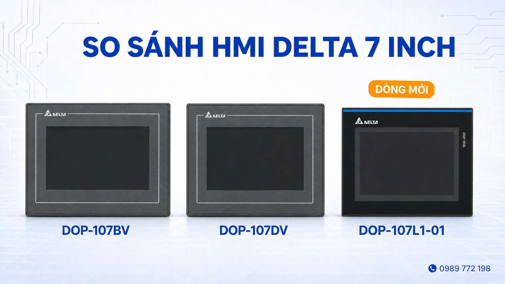 so s&aacute;nh DOP-107BV DOP-107DV DOP-107L1-01 Delta