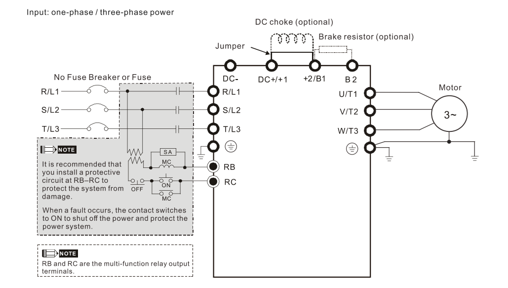 Hướng dẫn đấu nối c&agrave;i đặt biến tần Delta MS300