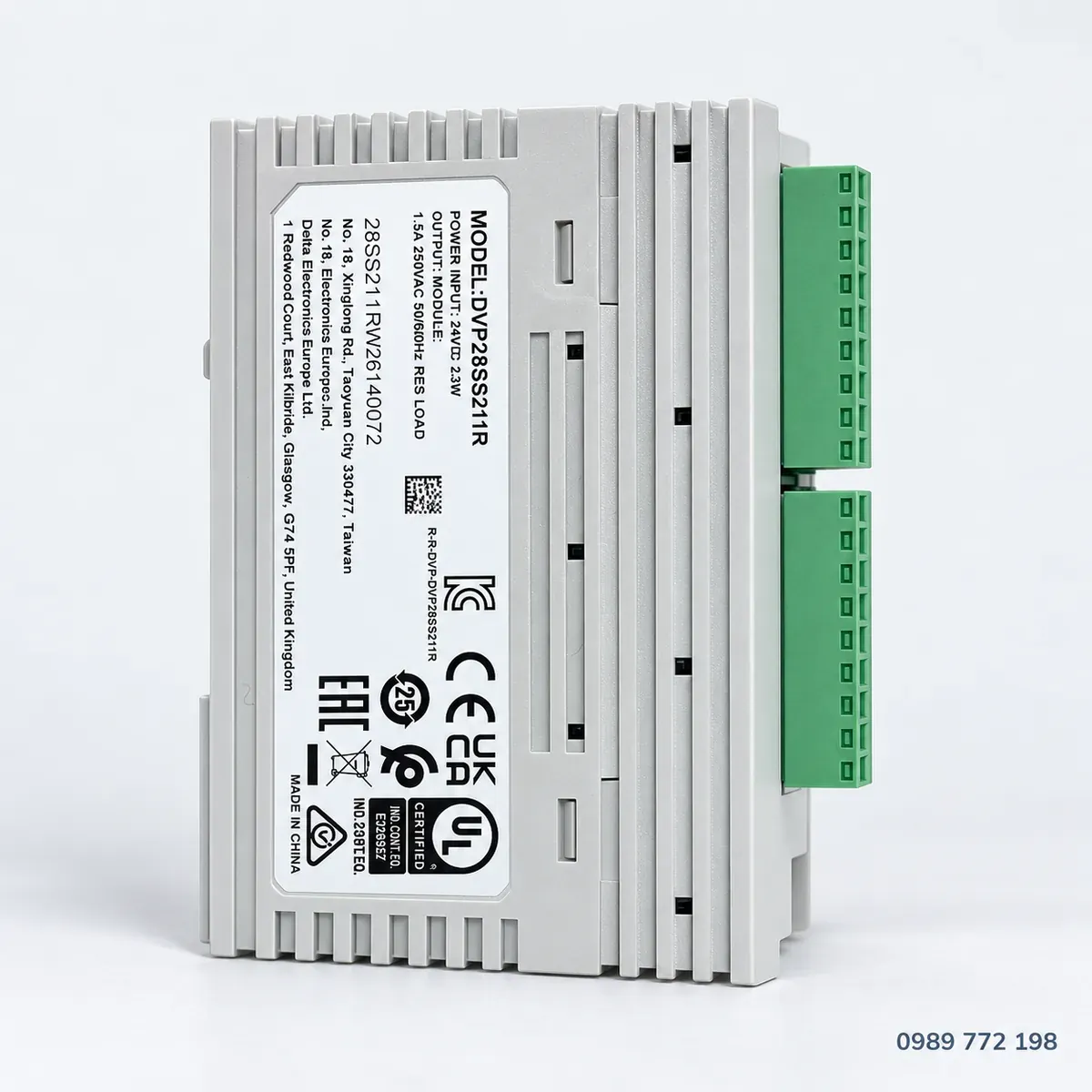 Tem th&ocirc;ng số PLC Delta DVP28SS211R
