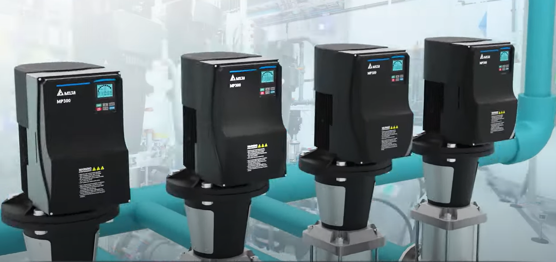 bơm t&iacute;ch hợp biến tần Delta MP300