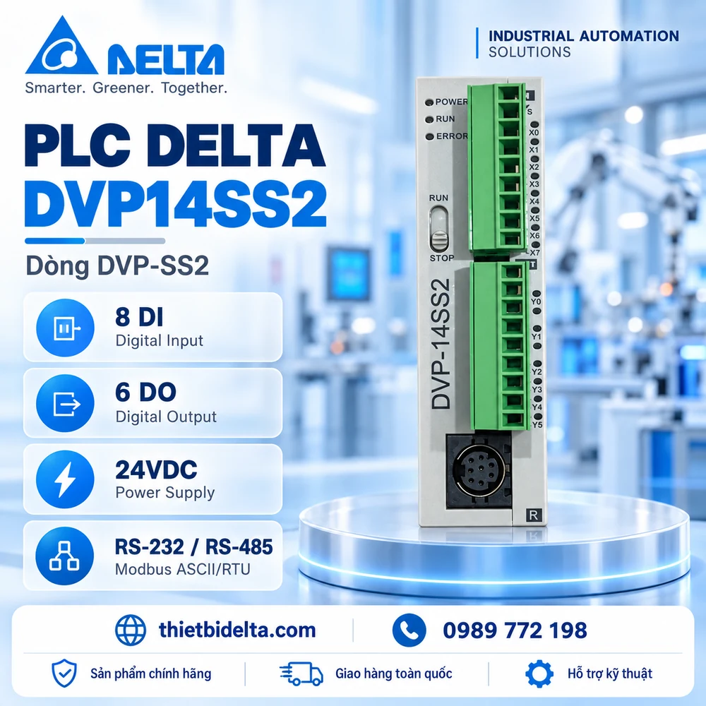 PLC Delta DVP-14SS2